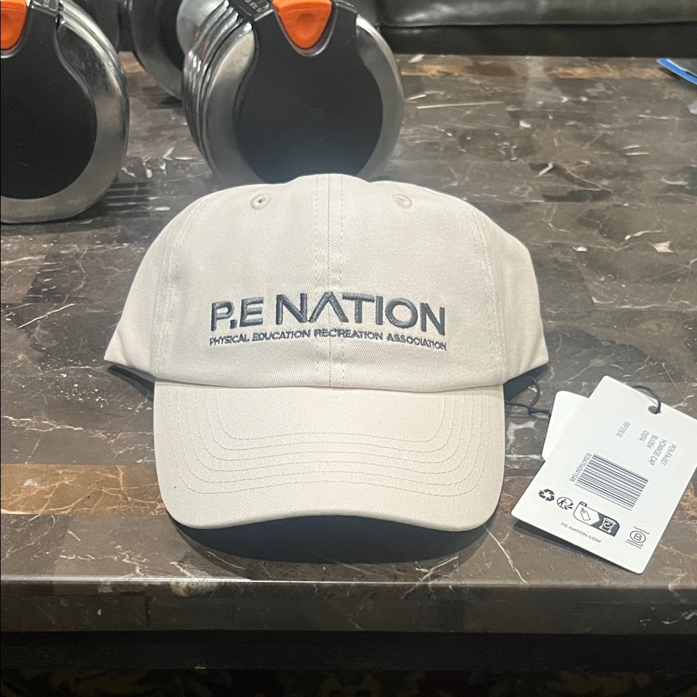 P.E Nation Cream Logo Cap